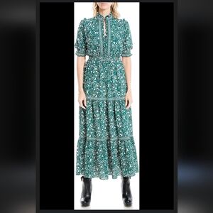 Max Studios sz L floral dress